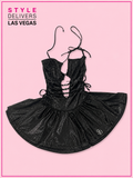 Fairytale Mesh Romper Black