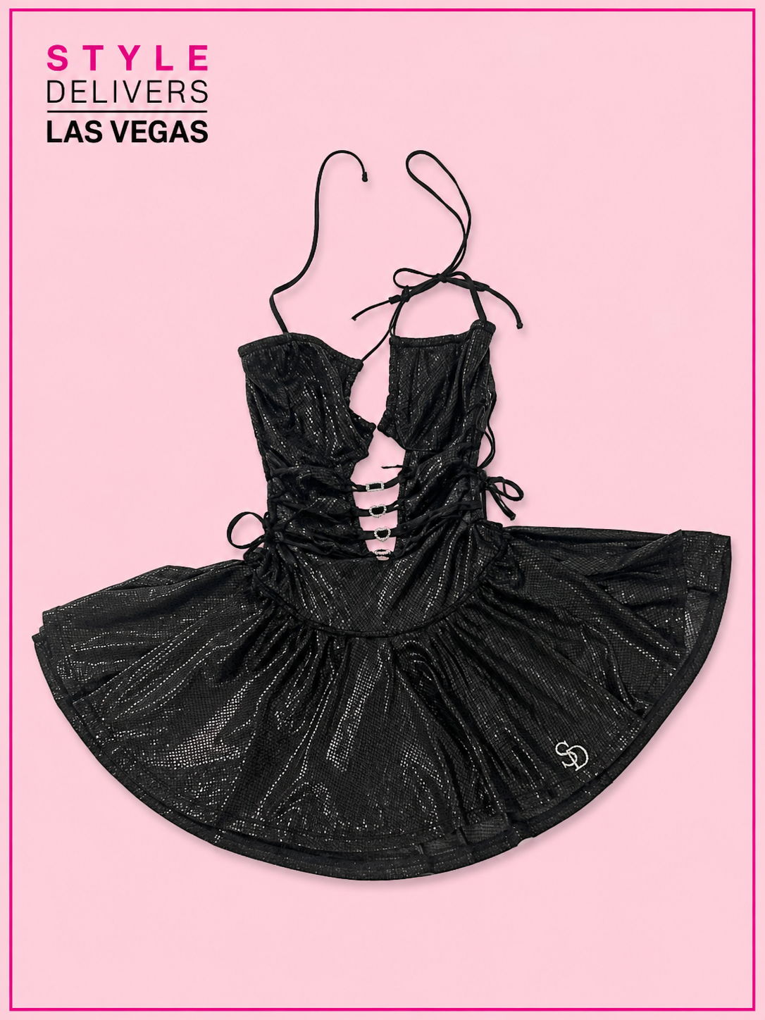 Fairytale Mesh Romper Black