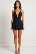 Camille Mini Dress Black - Style Delivers