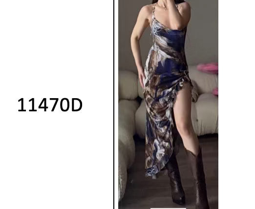 Irisa Floral Maxi Dress Blue Floral - Style Delivers